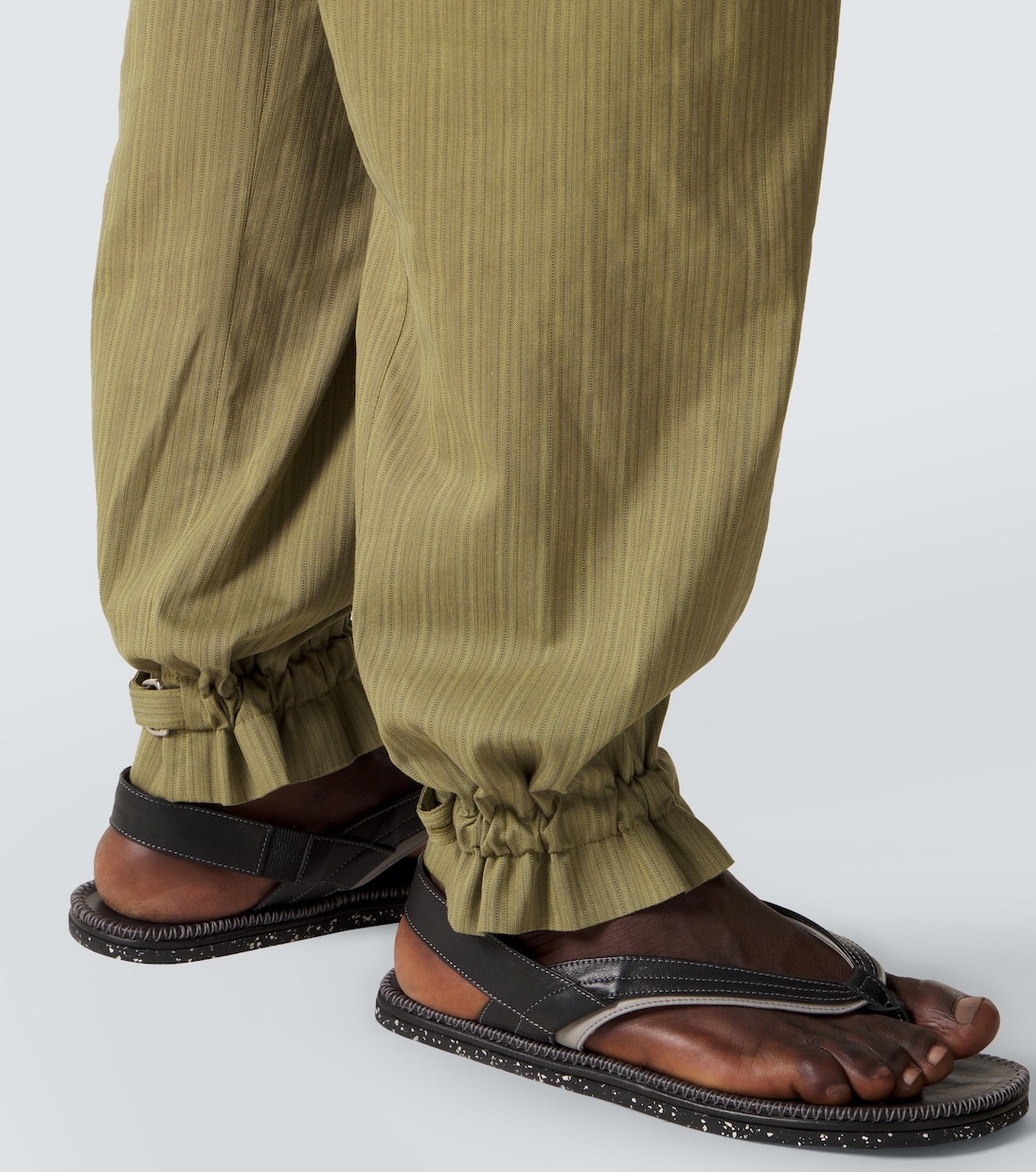 Egreta striped cotton-blend tapered pants | Kiko Kostadinov