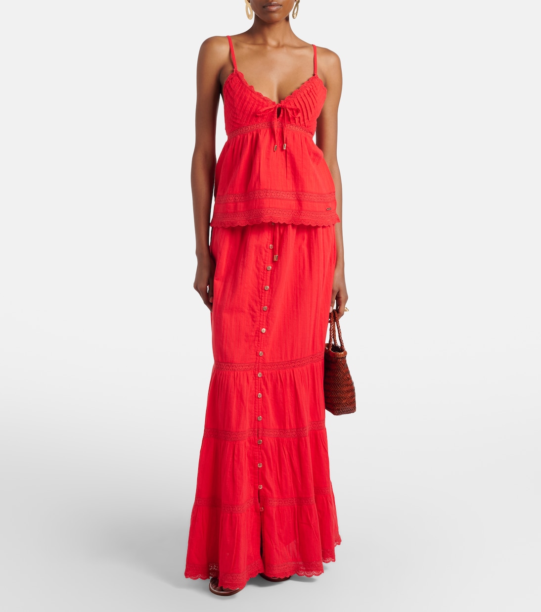 Beatrice cotton and linen top | Melissa Odabash