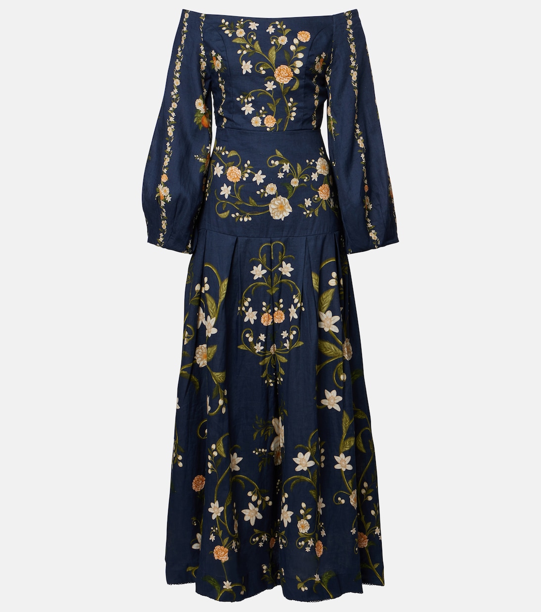 Senlis off-shoulder cotton midi dress | Agua by Agua Bendita