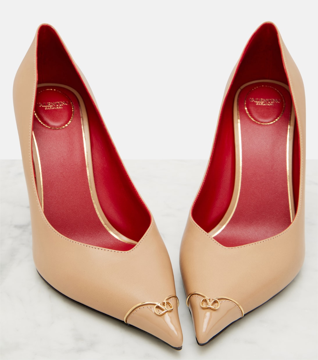 Heartip VLogo leather pumps | Valentino Garavani