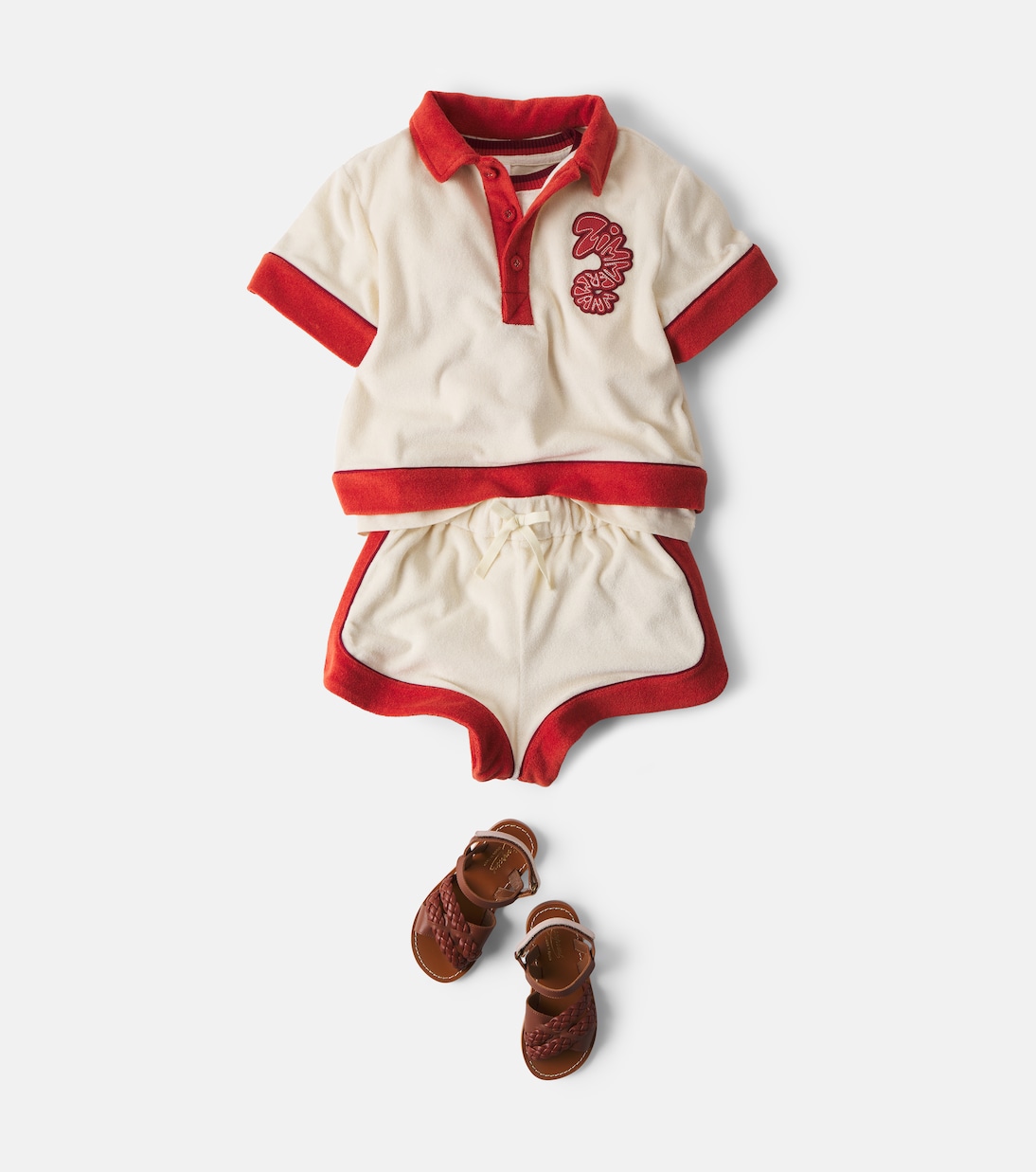 Cotton terry shorts | Zimmermann Kids
