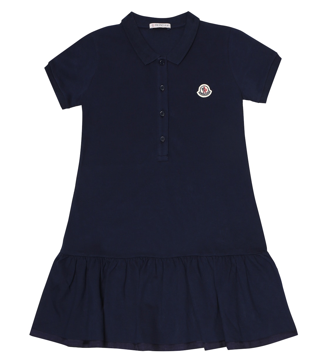 Stretch-cotton polo dress | Moncler Enfant