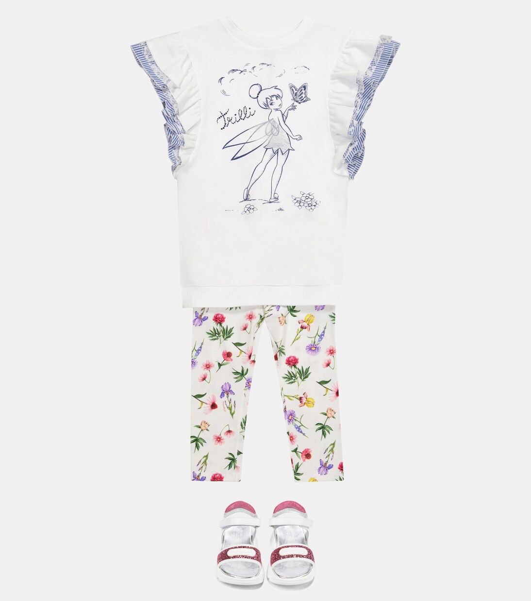 x Disney® sweatshirt dress | Monnalisa