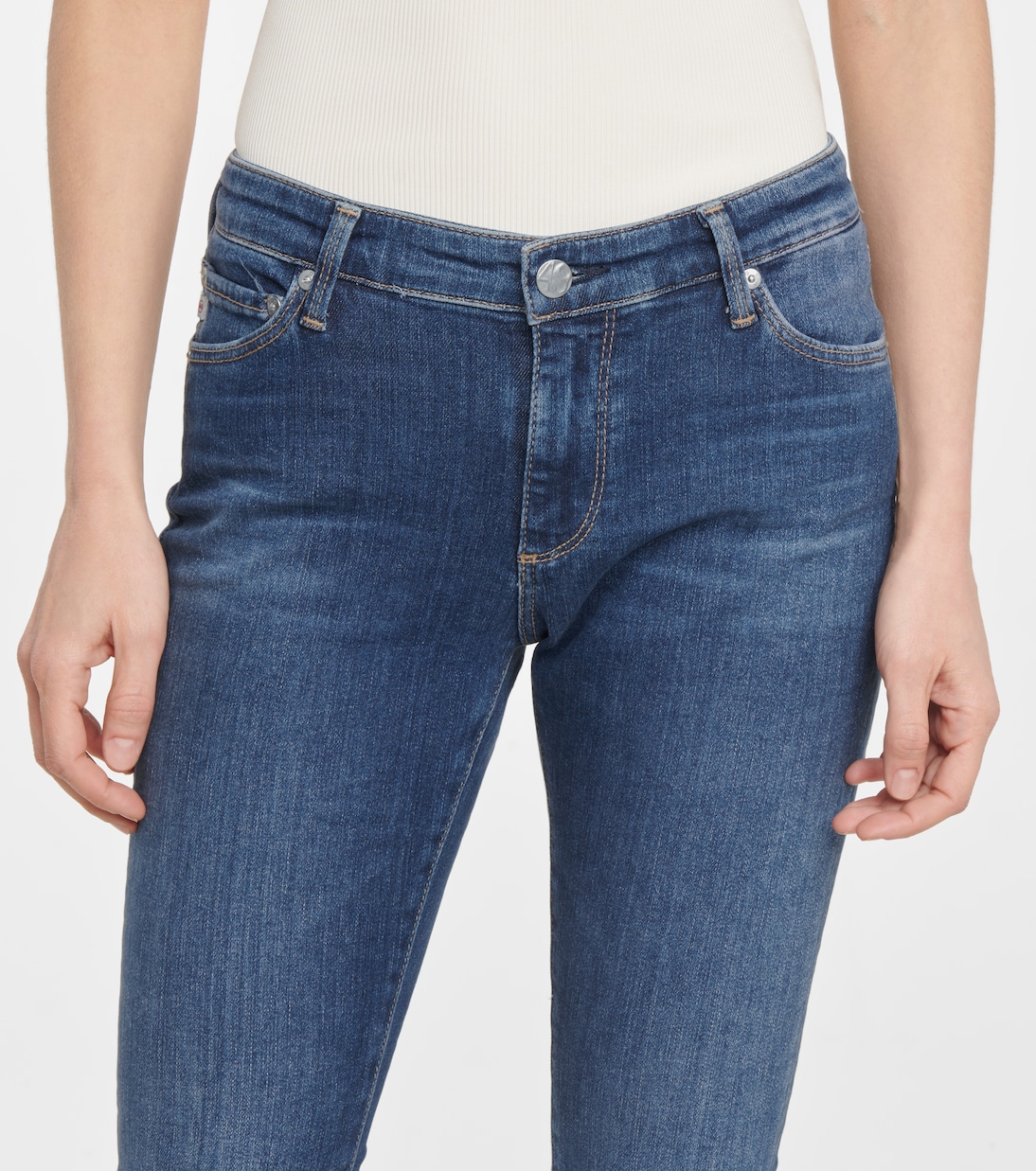 Mid-Rise Skinny Jeans Legging Ankle | AG Jeans