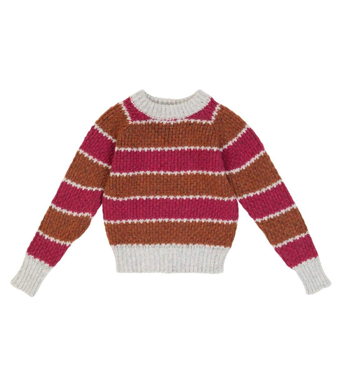 Striped wool-blend knit sweater | Paade Mode