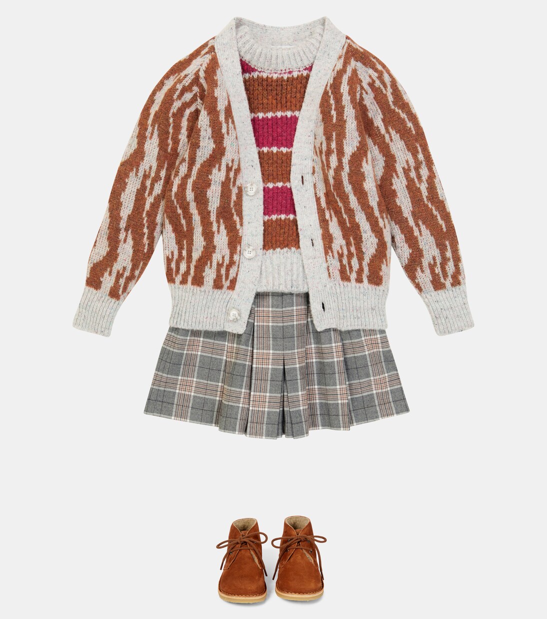 Striped wool-blend knit sweater | Paade Mode