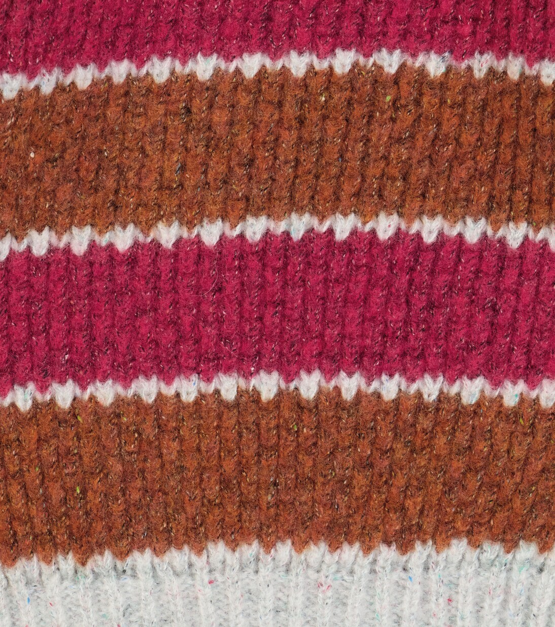 Striped wool-blend knit sweater | Paade Mode