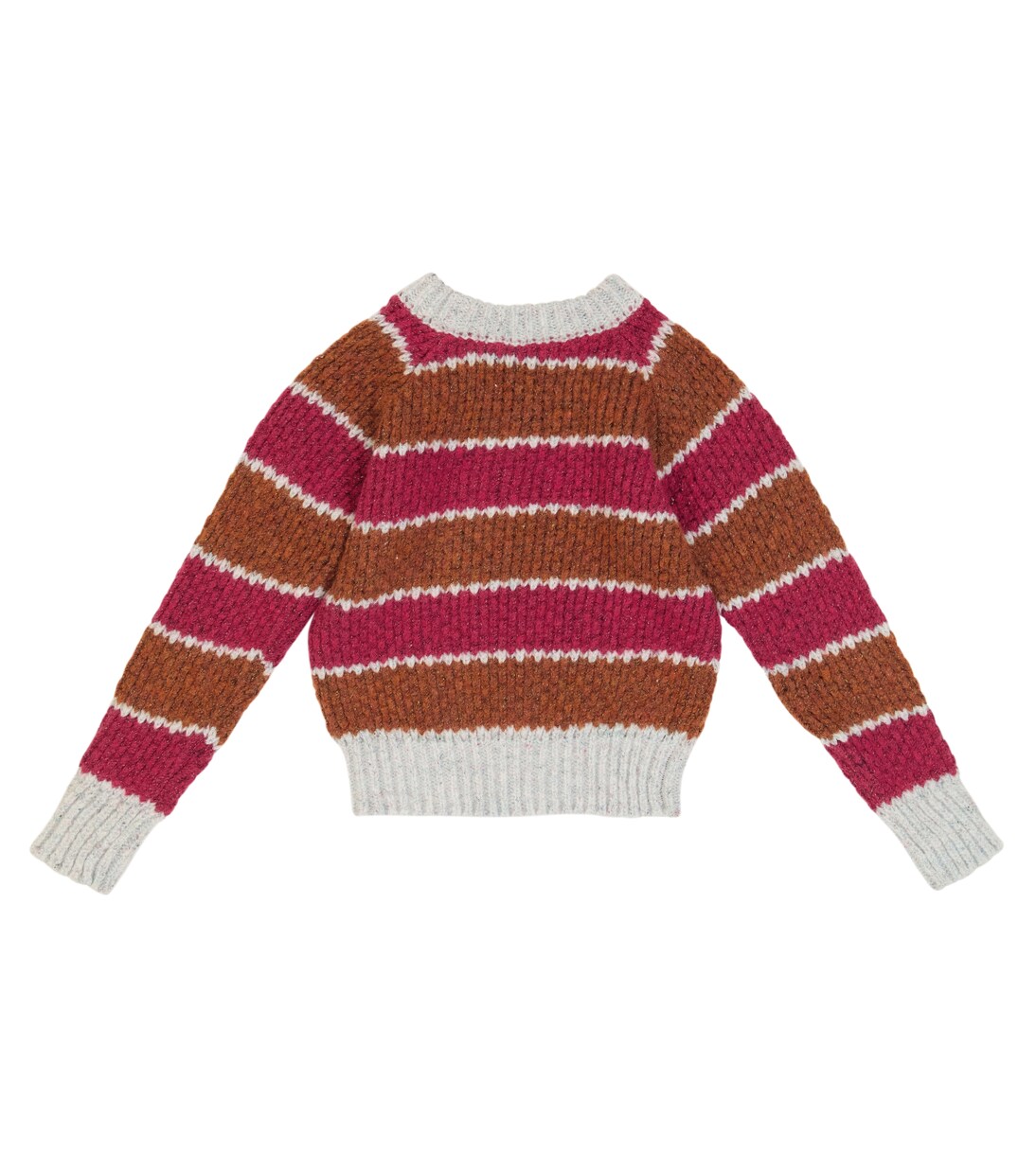 Striped wool-blend knit sweater | Paade Mode