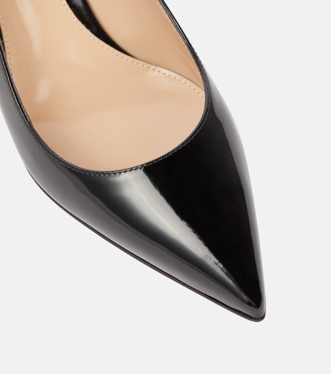Slingback-Pumps Ribbon Sling 55 aus Lackleder | Gianvito Rossi