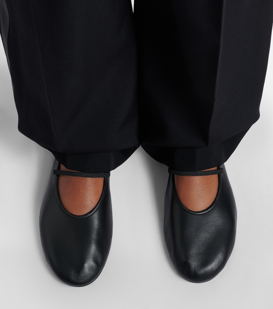 Leather ballet flats | The Row