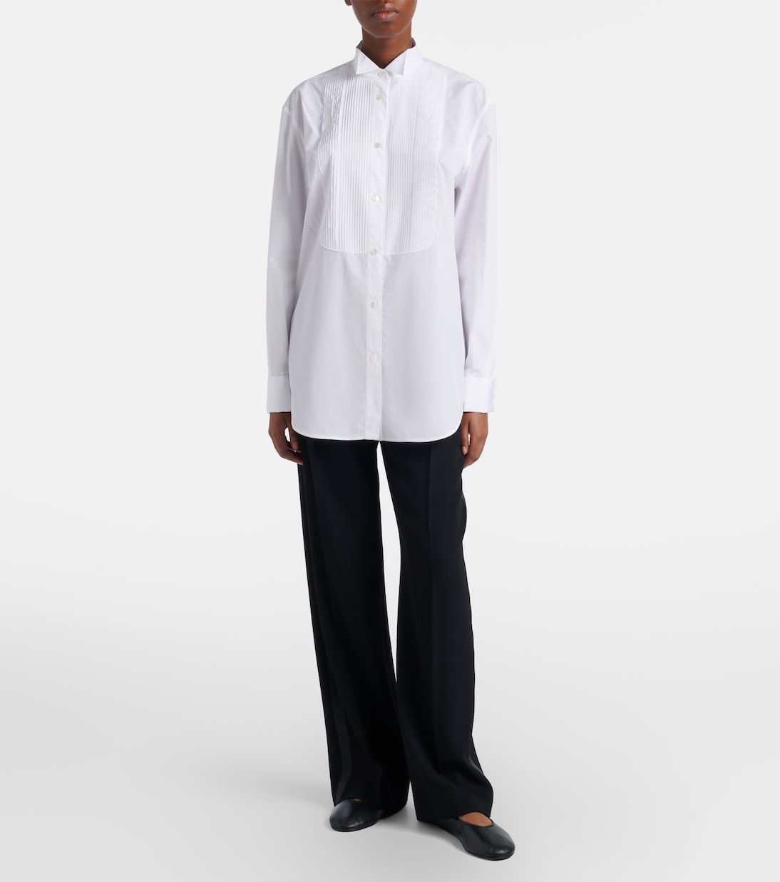 Leather ballet flats | The Row