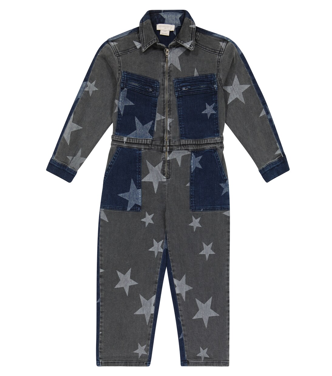 Printed denim jumpsuit | Stella McCartney Kids