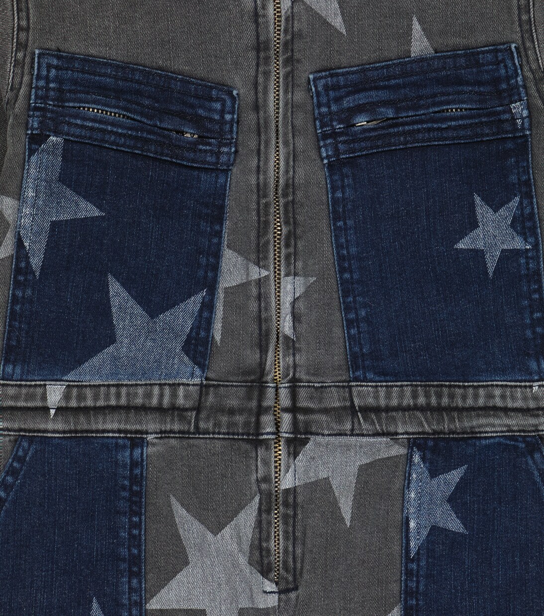 Printed denim jumpsuit | Stella McCartney Kids