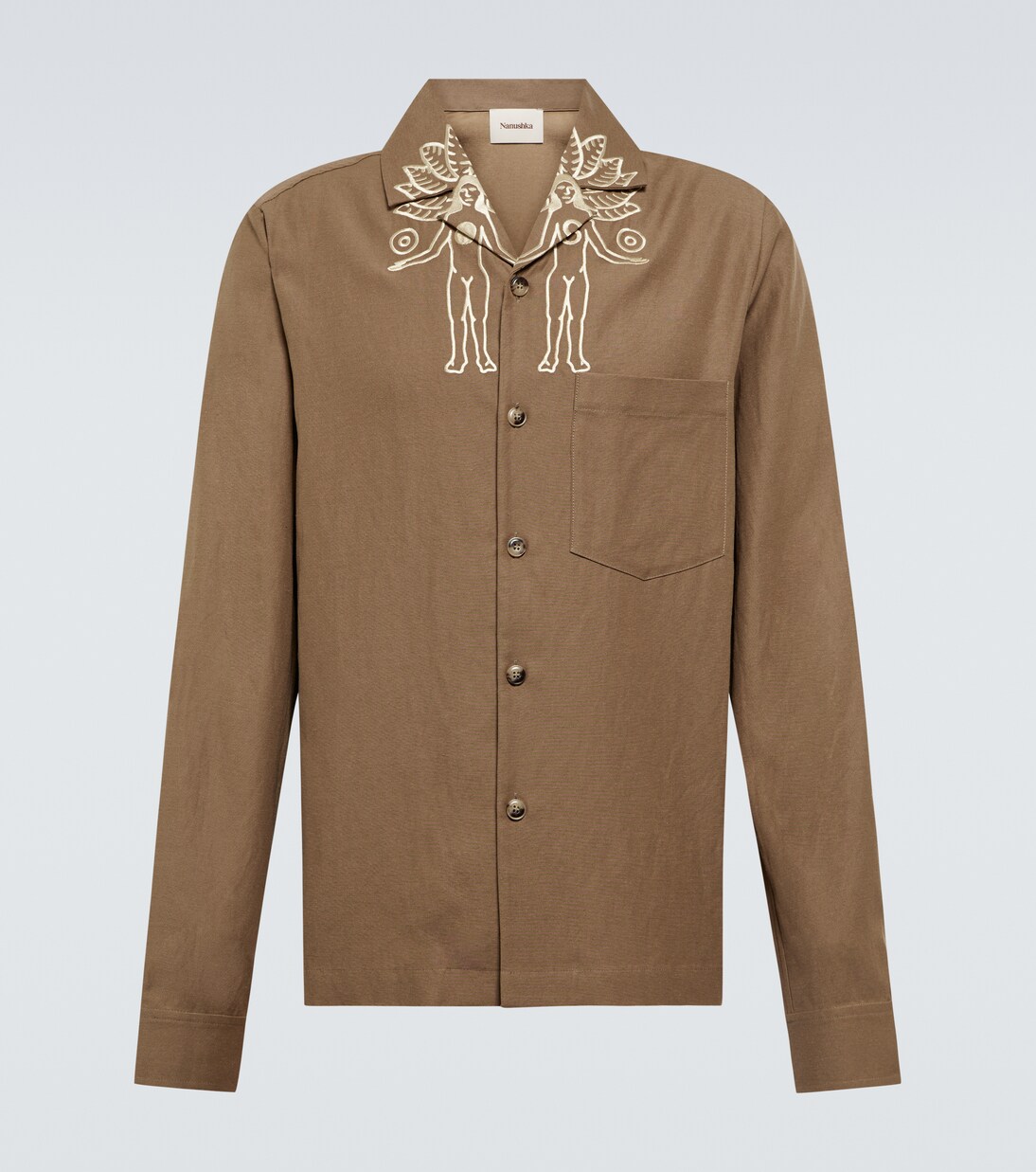 Duco embroidered shirt | Nanushka
