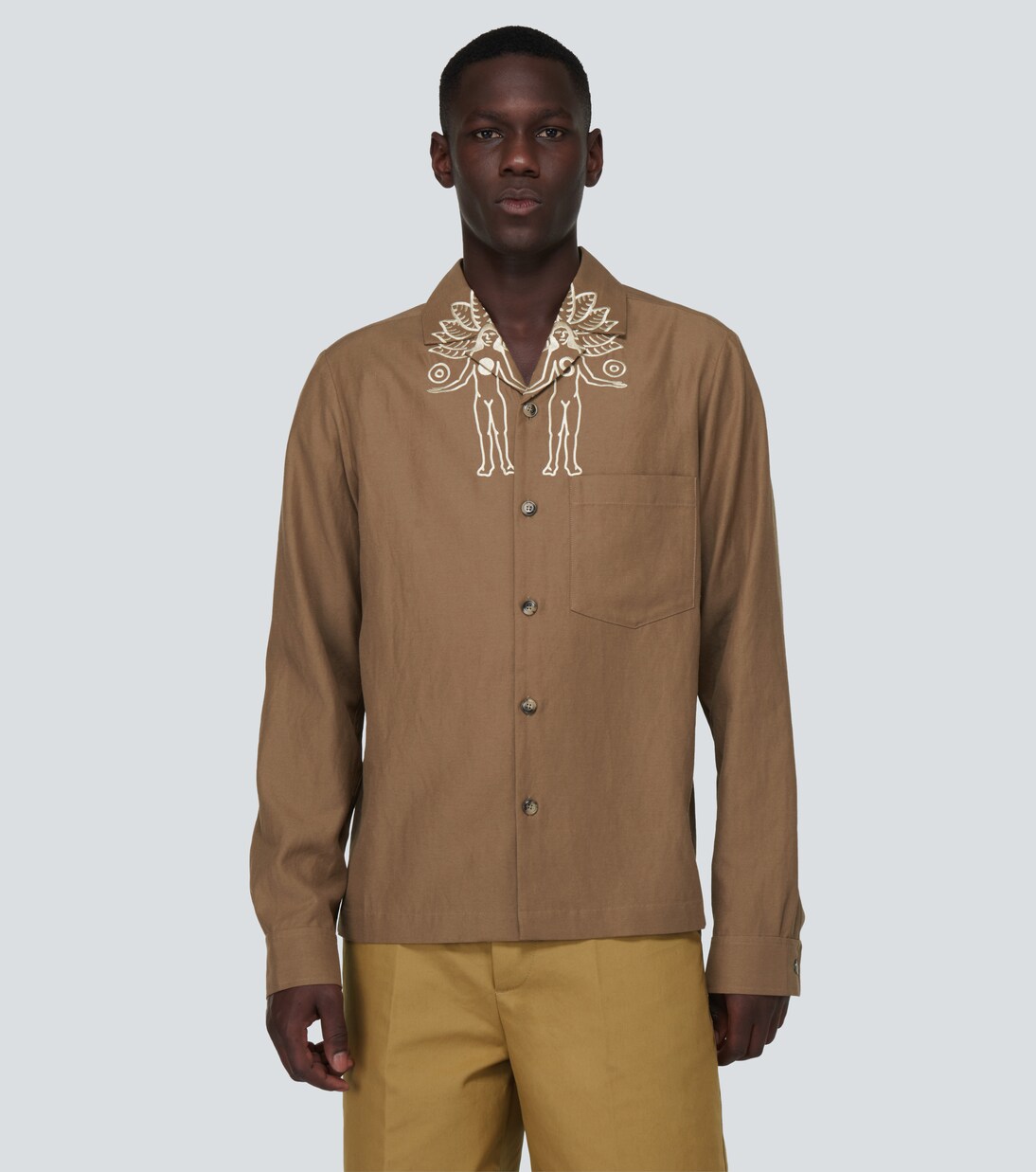 Duco embroidered shirt | Nanushka