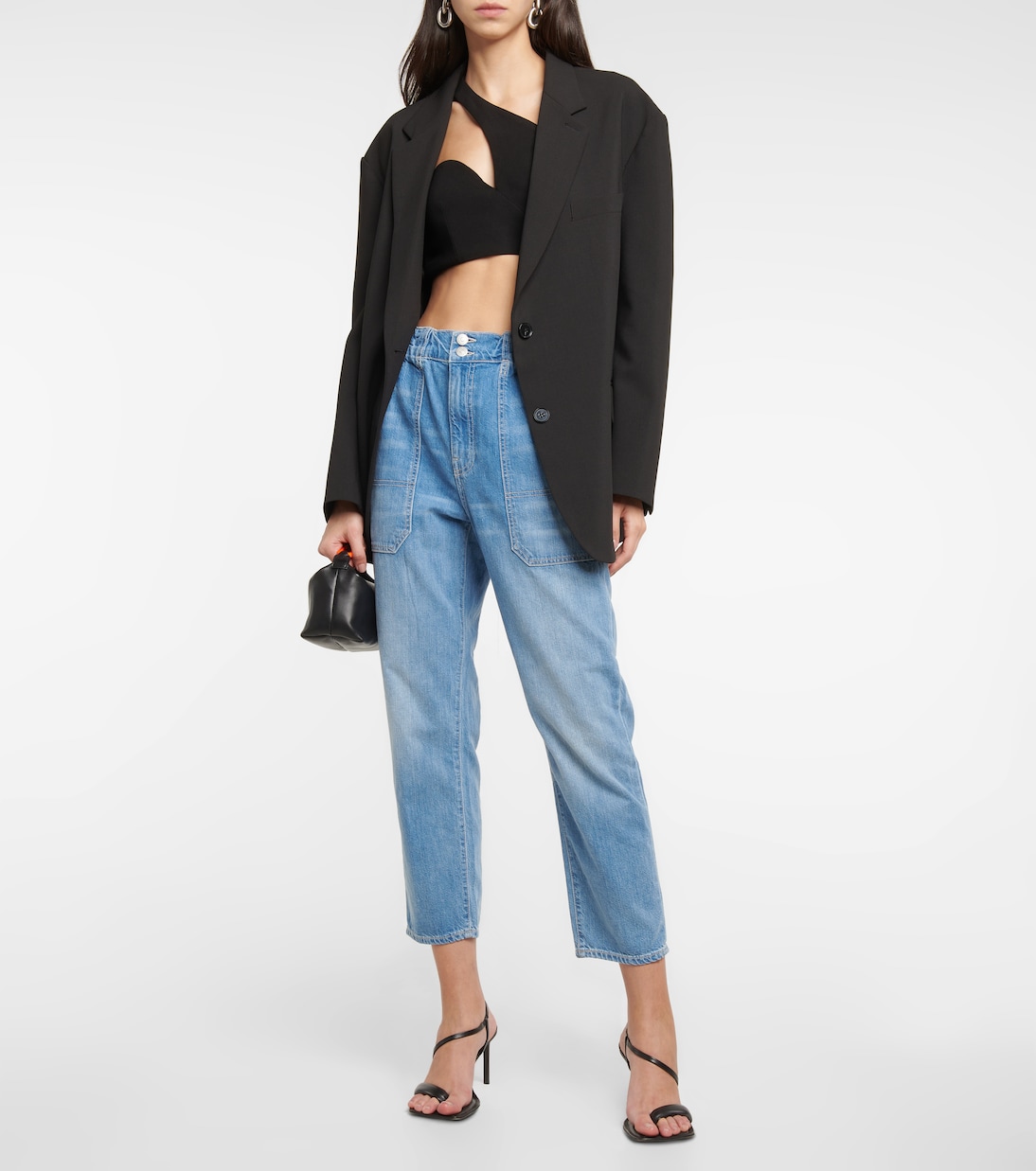Arya high-rise slim jeans | Veronica Beard