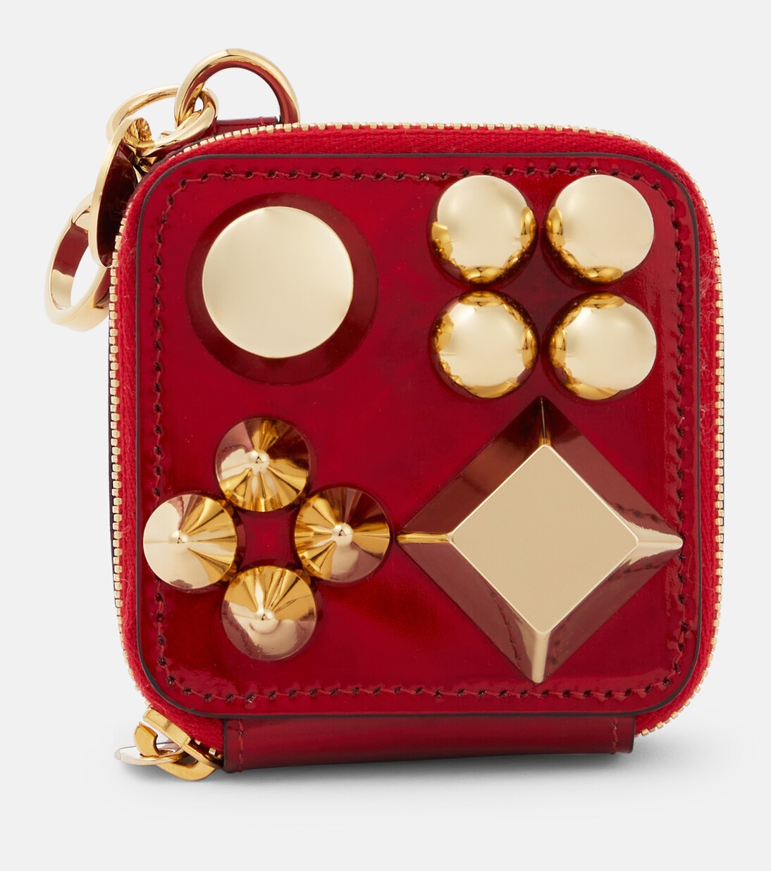 Embellished leather waste bag holder | Christian Louboutin