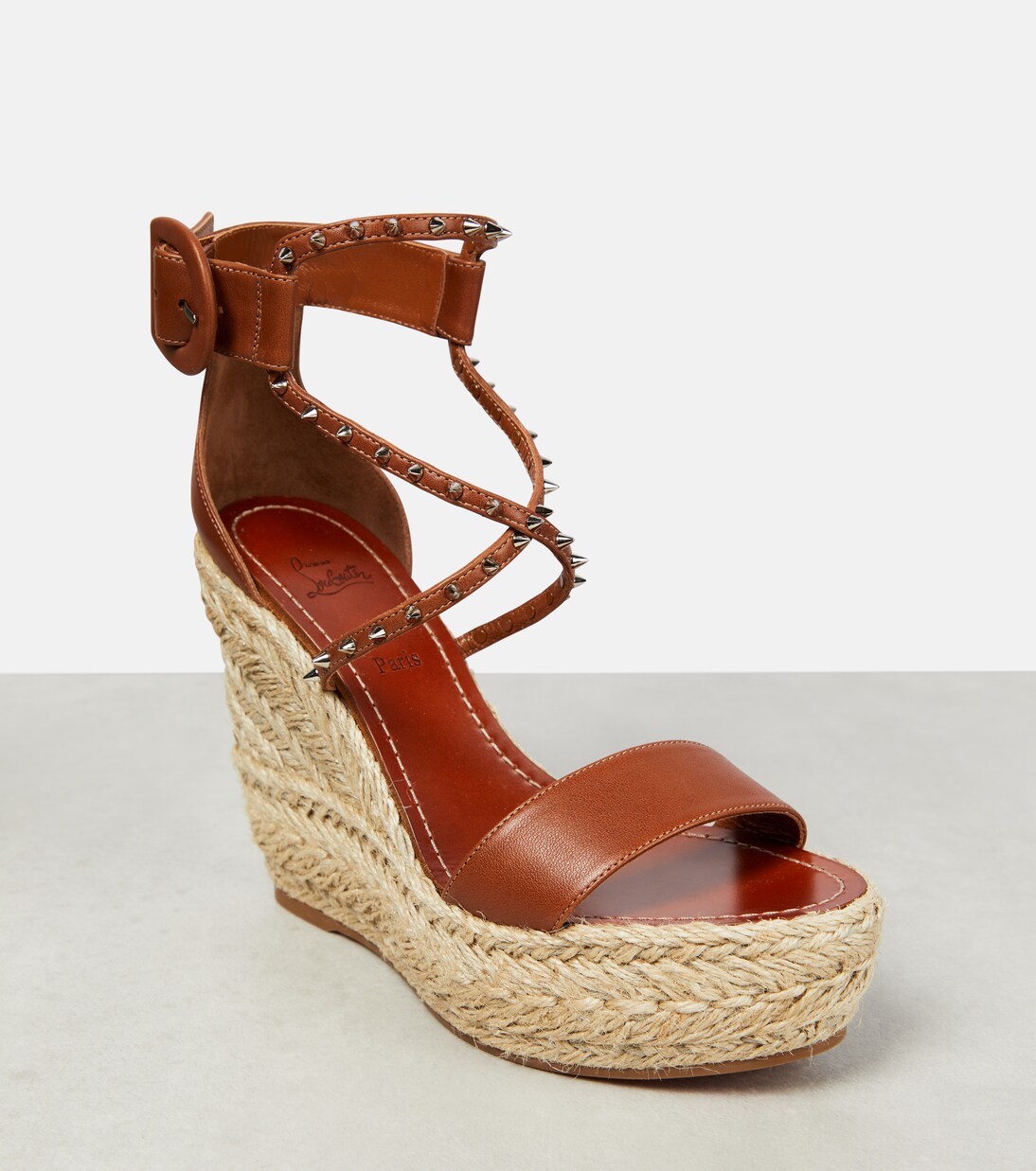 Chocazeppa leather wedge espadrilles | Christian Louboutin