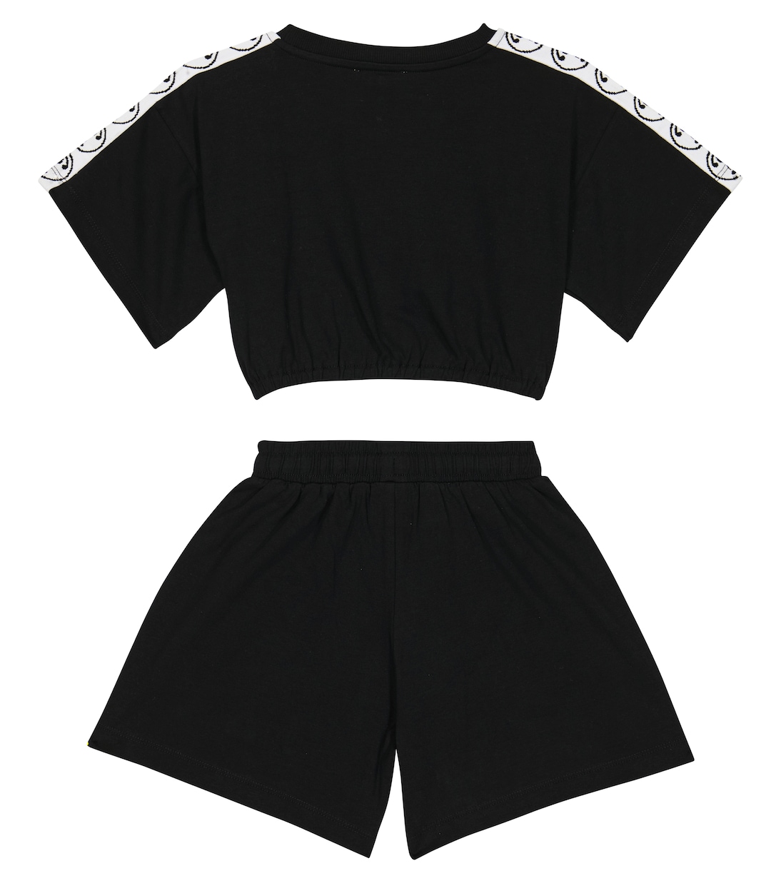 Cotton-blend jersey T-shirt and shorts set | Moschino Kids