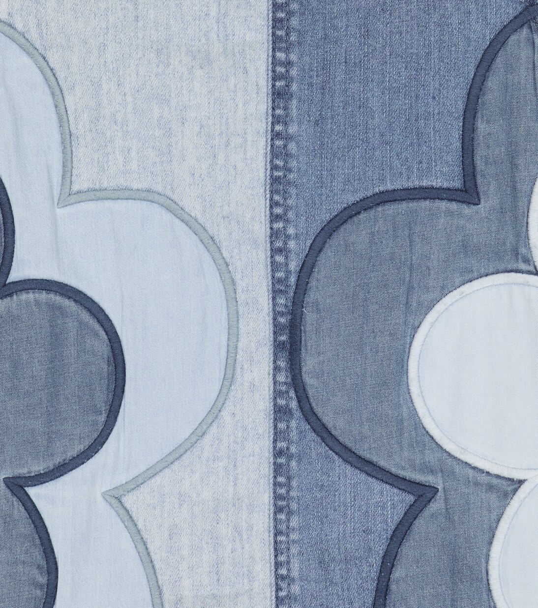 Floral patchwork denim dress | Stella McCartney Kids