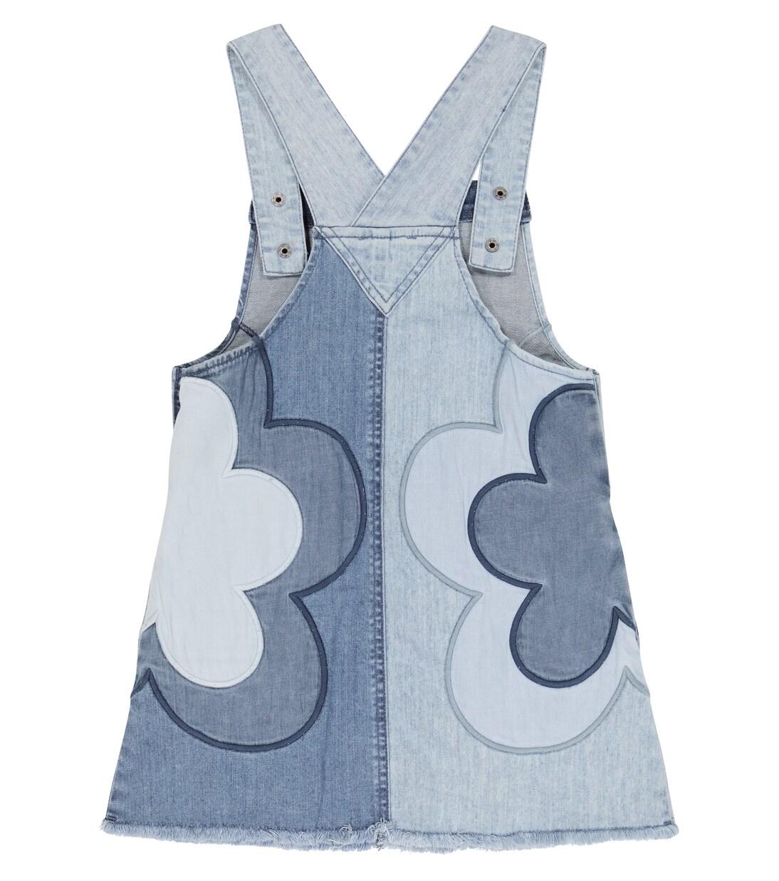 Floral patchwork denim dress | Stella McCartney Kids