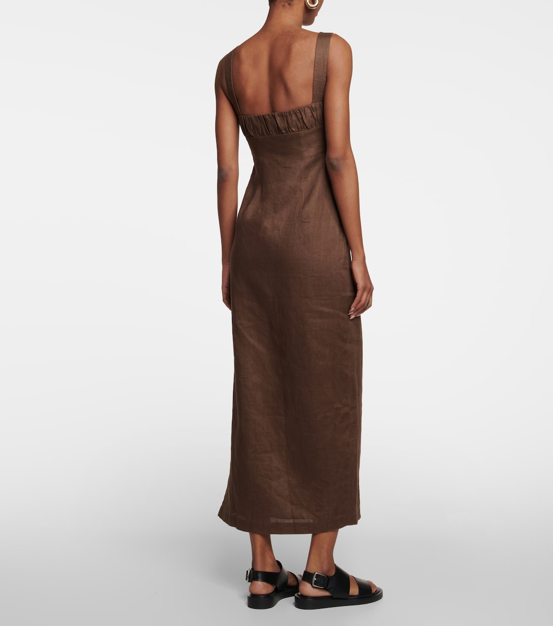 Midikleid Bettina aus Leinen | SIR