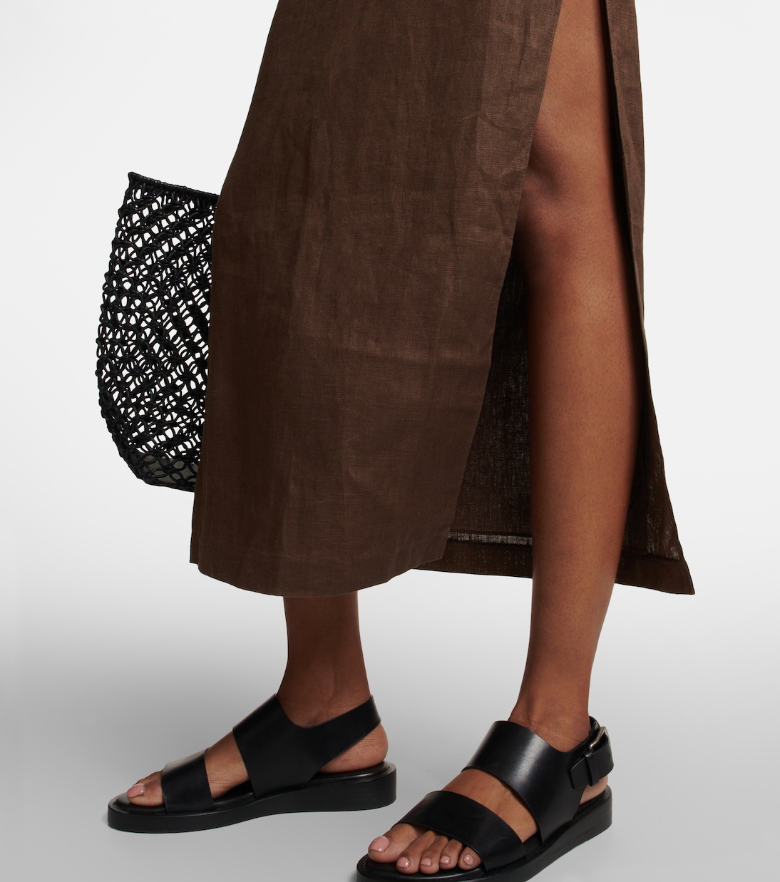 Midikleid Bettina aus Leinen | SIR