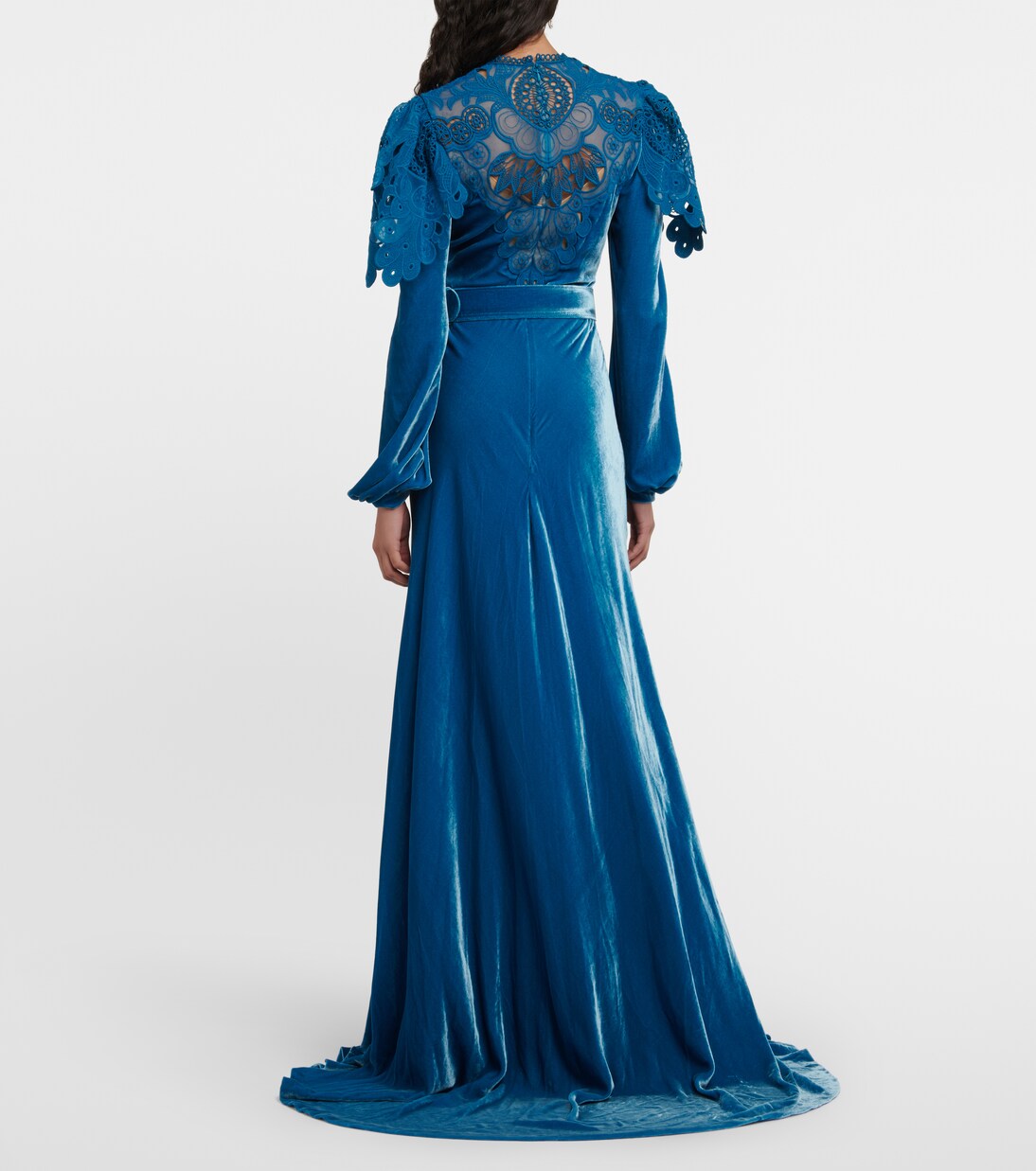 Robe aus Samt | Costarellos