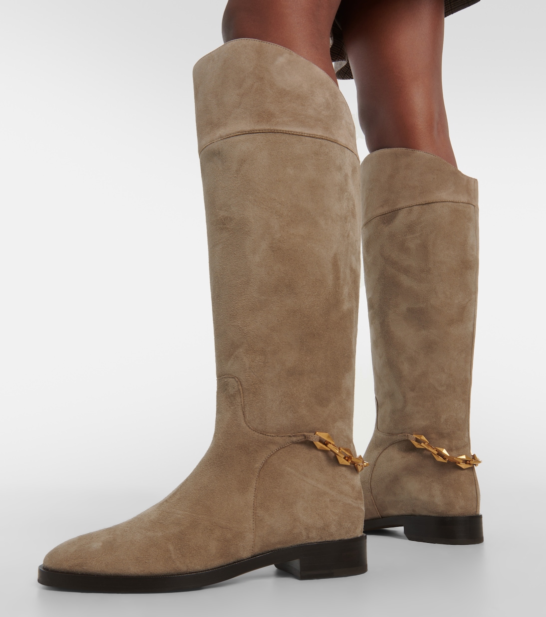 Bottes Nell en daim | Jimmy Choo