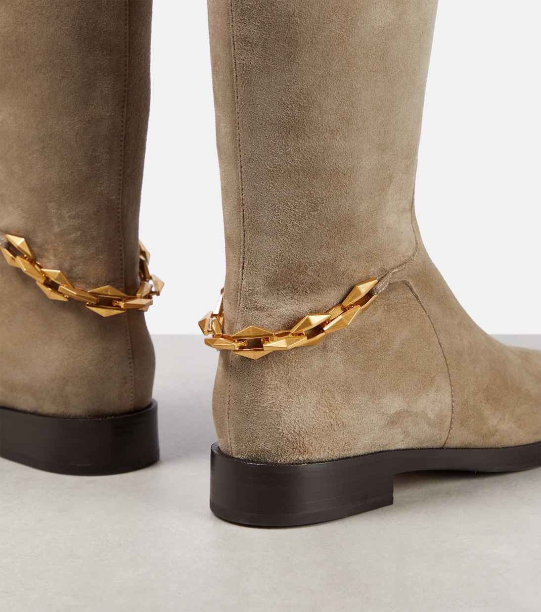 Bottes Nell en daim | Jimmy Choo