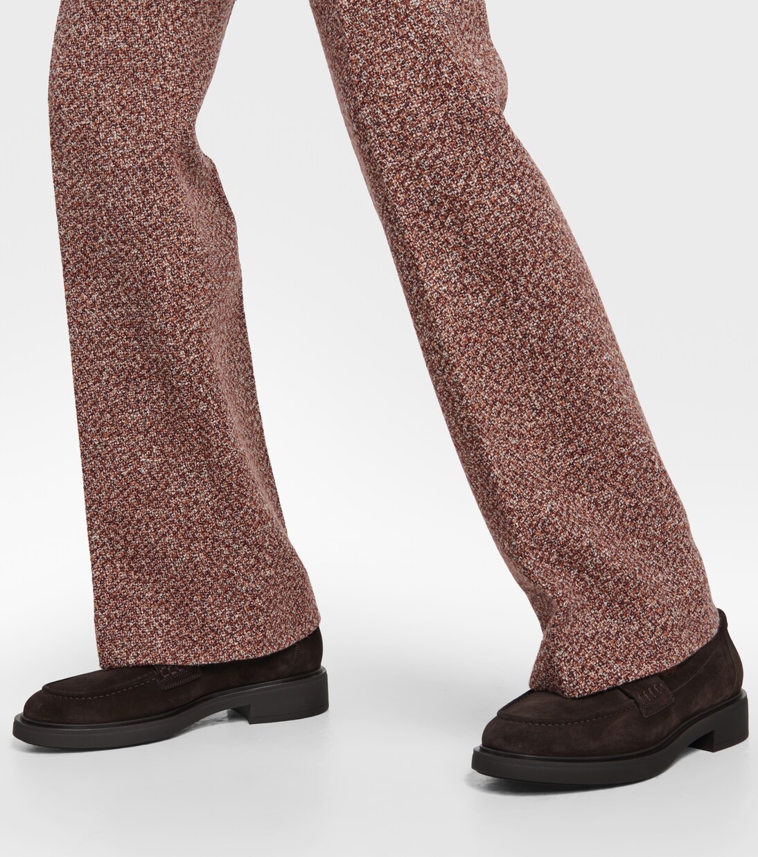 Harris shearling-lined suede loafers | Gianvito Rossi