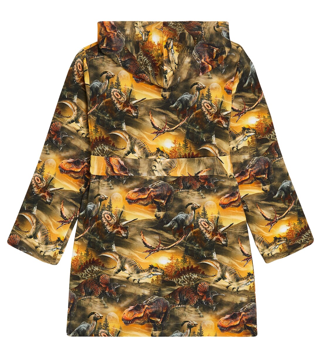 Wave printed cotton-blend robe | Molo