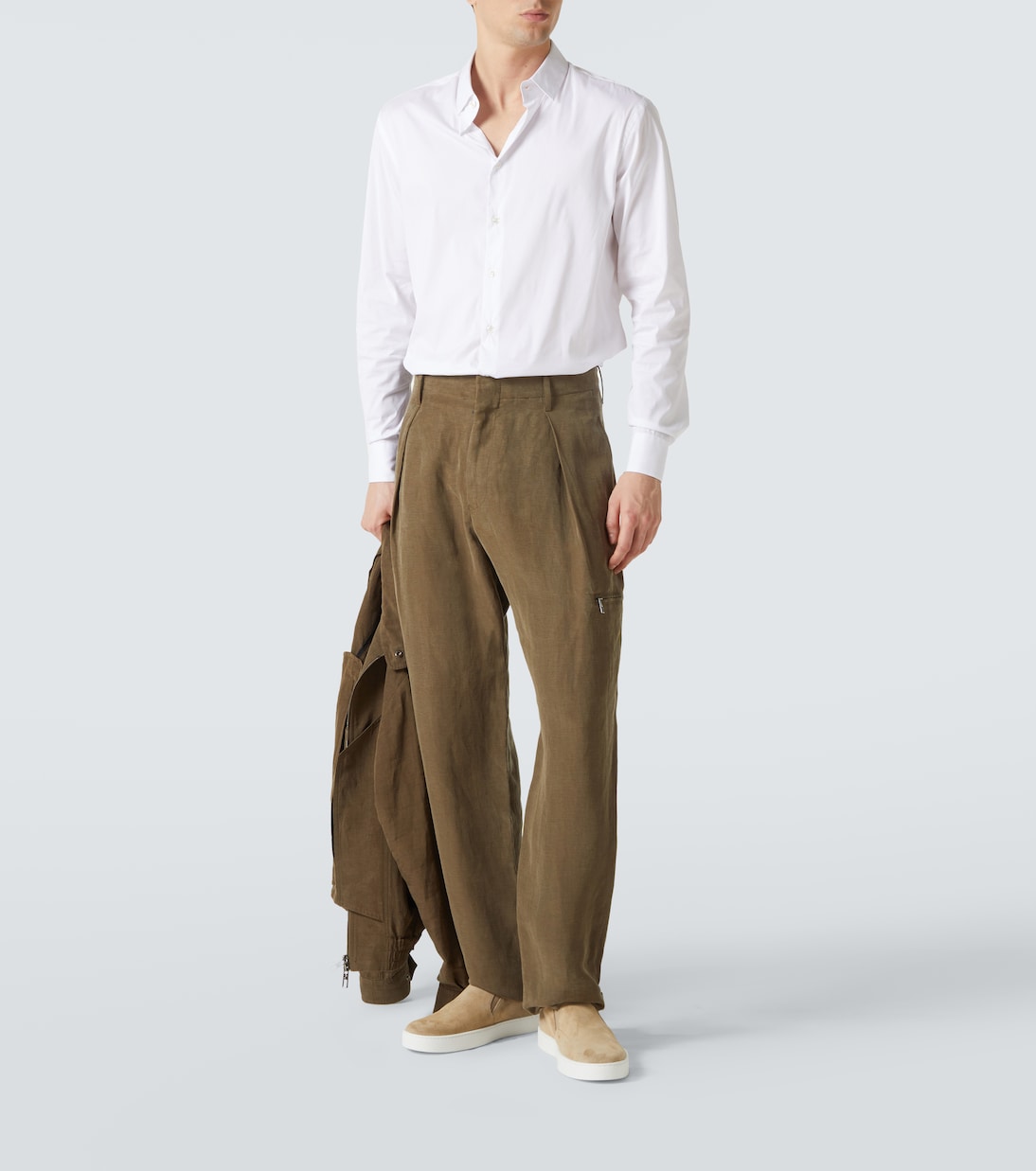 Slip-Ons Nadores aus Veloursleder | Manolo Blahnik