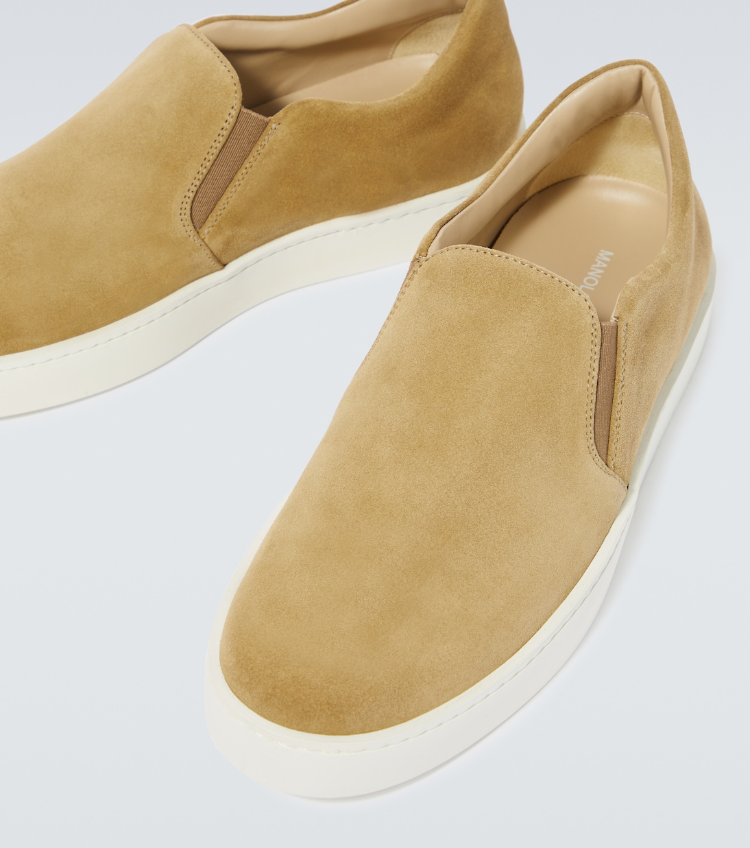 Slip-Ons Nadores aus Veloursleder | Manolo Blahnik