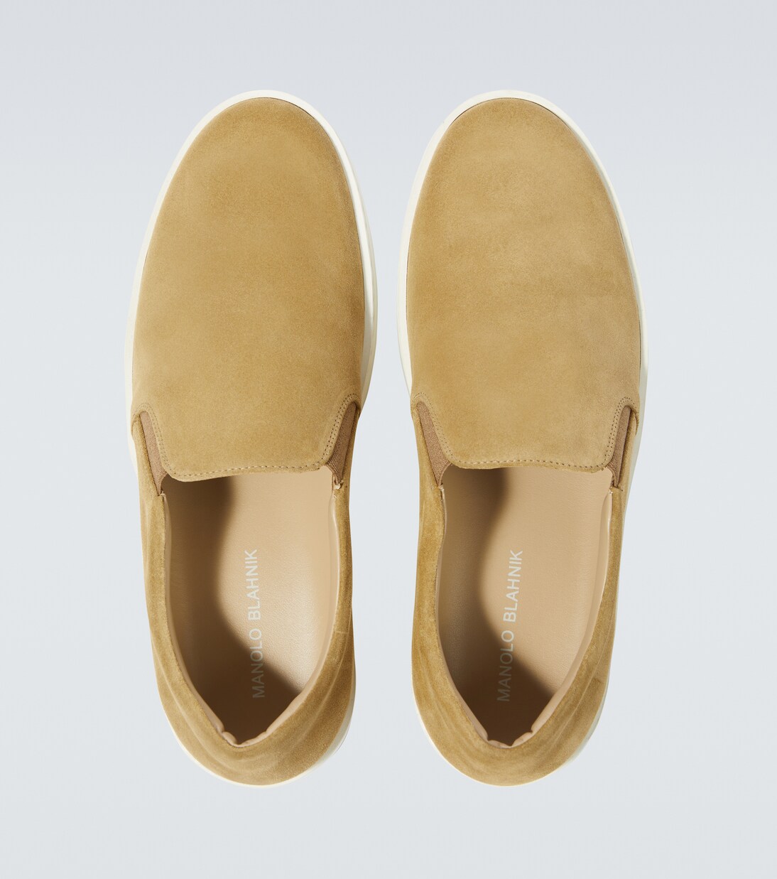 Slip-Ons Nadores aus Veloursleder | Manolo Blahnik