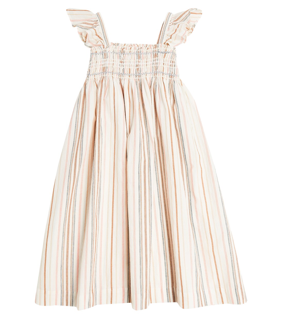 Alexandra ruched cotton dress | Bonpoint