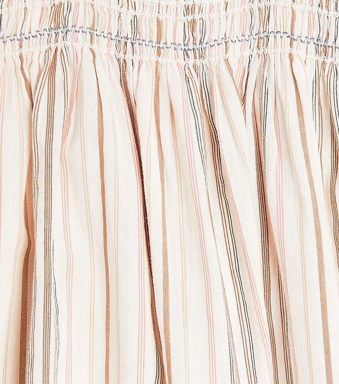 Alexandra ruched cotton dress | Bonpoint