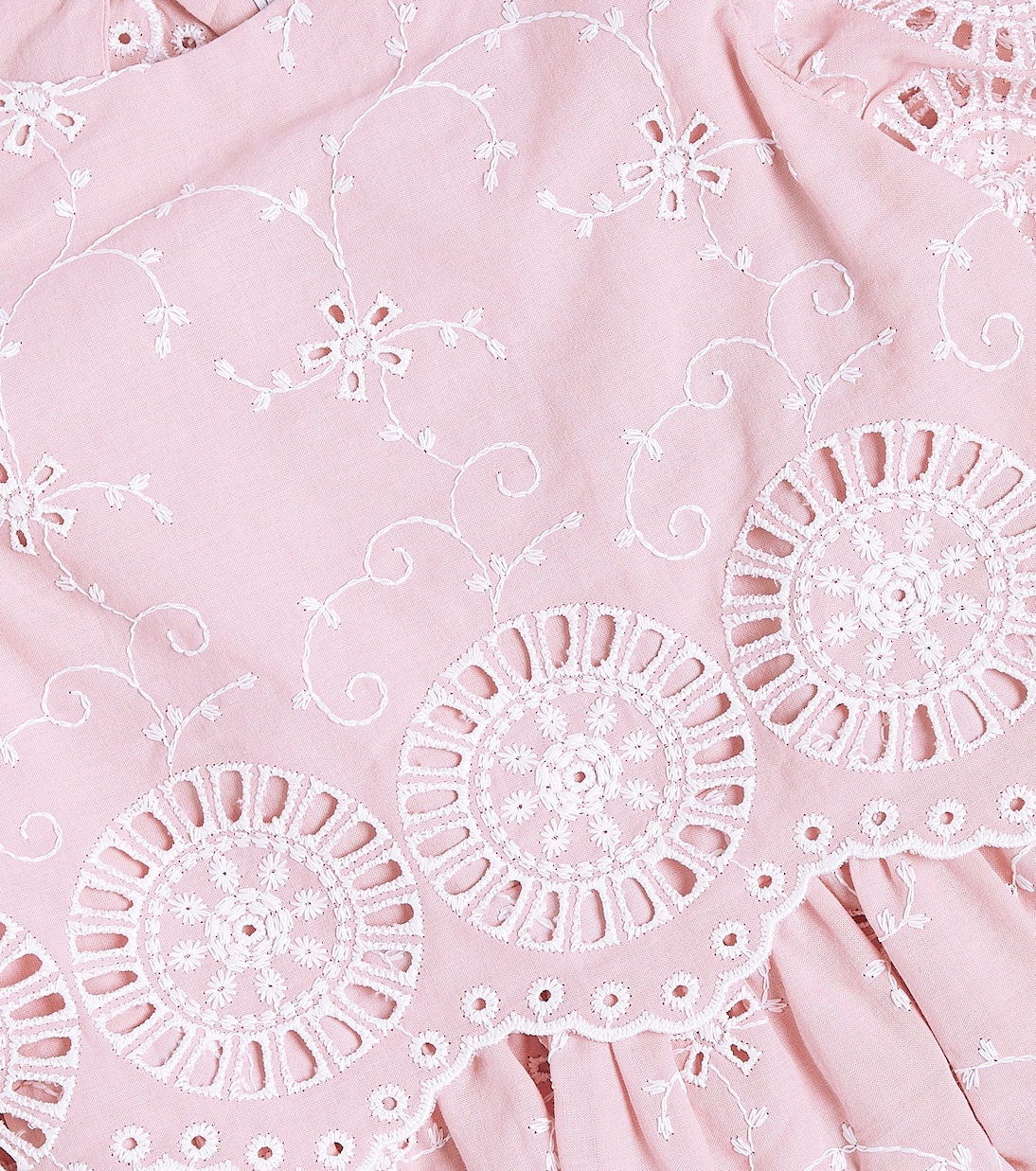 Openwork embroidered cotton-blend dress | Tartine et Chocolat
