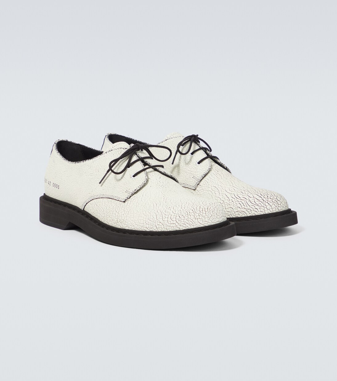 Cracked leather Derby shoes | Common Projects