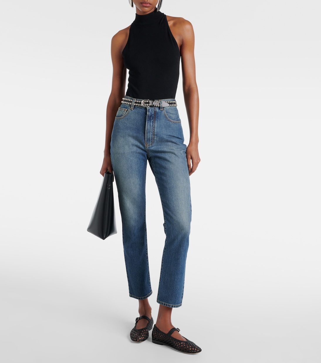 Woven leather Mary Jane flats | Le Monde Béryl