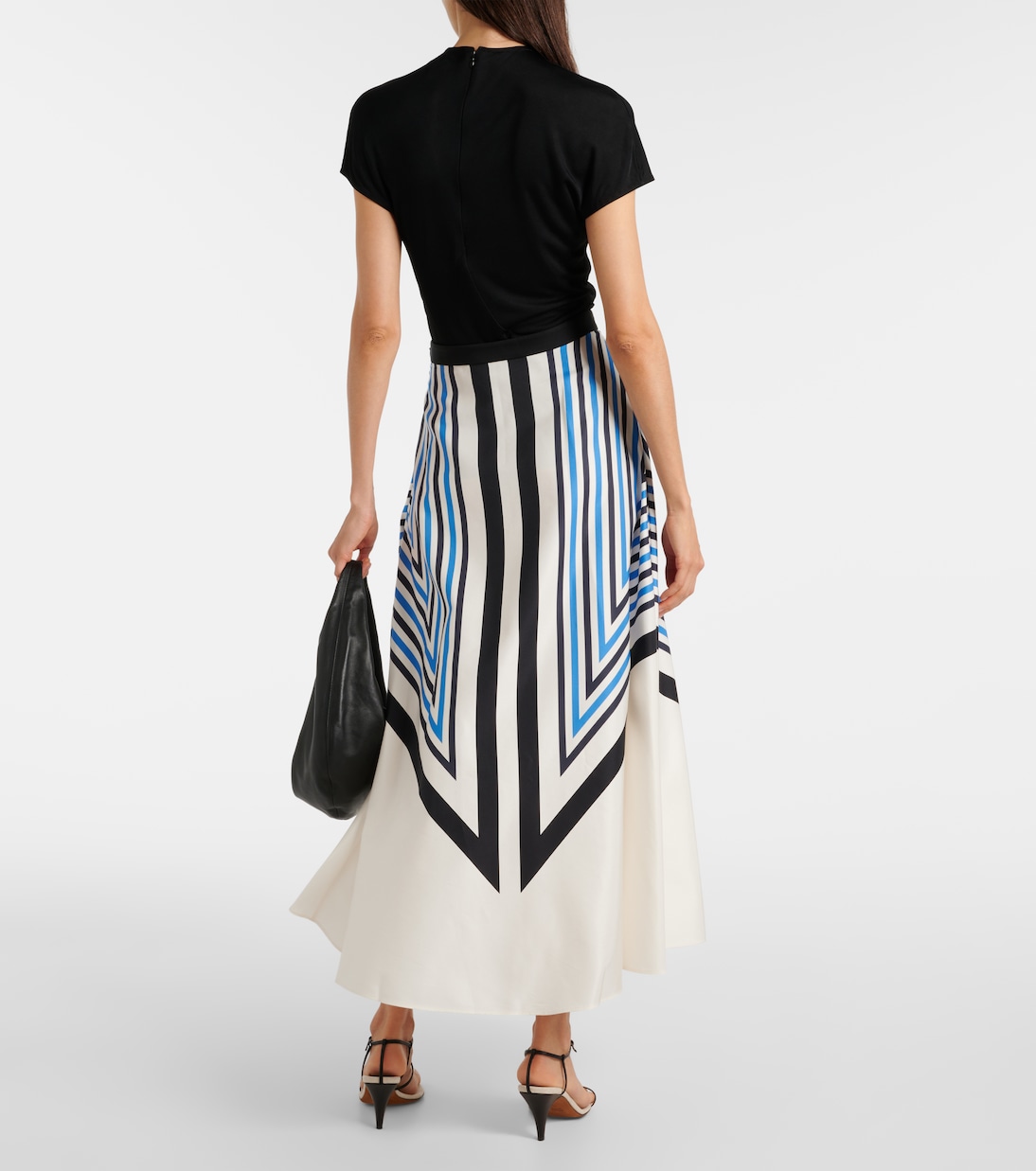 Maxirock Cretto aus Seide und Baumwolle | Joseph