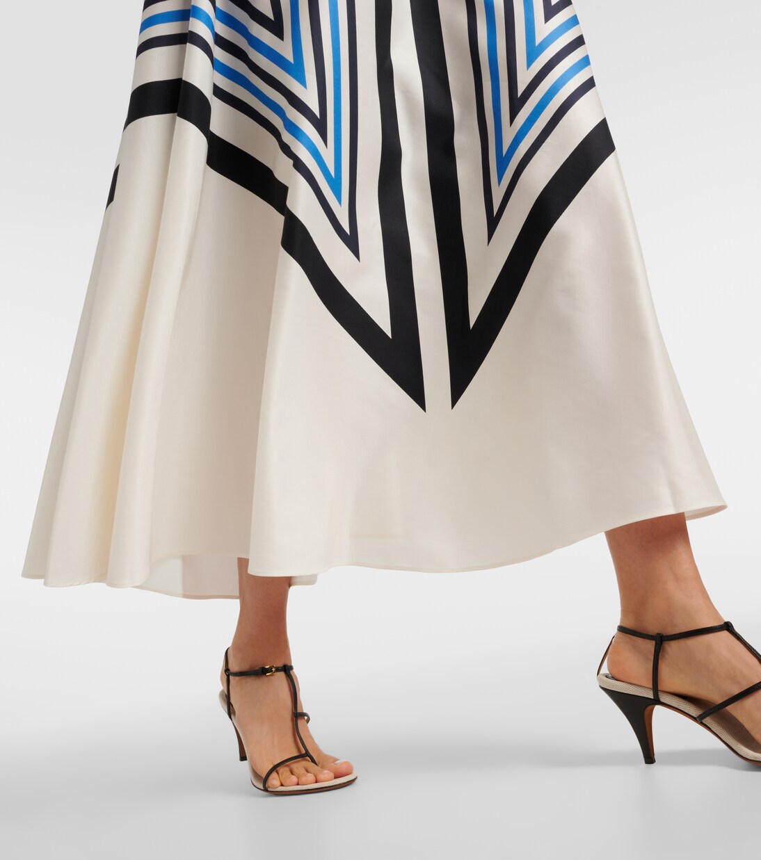 Maxirock Cretto aus Seide und Baumwolle | Joseph