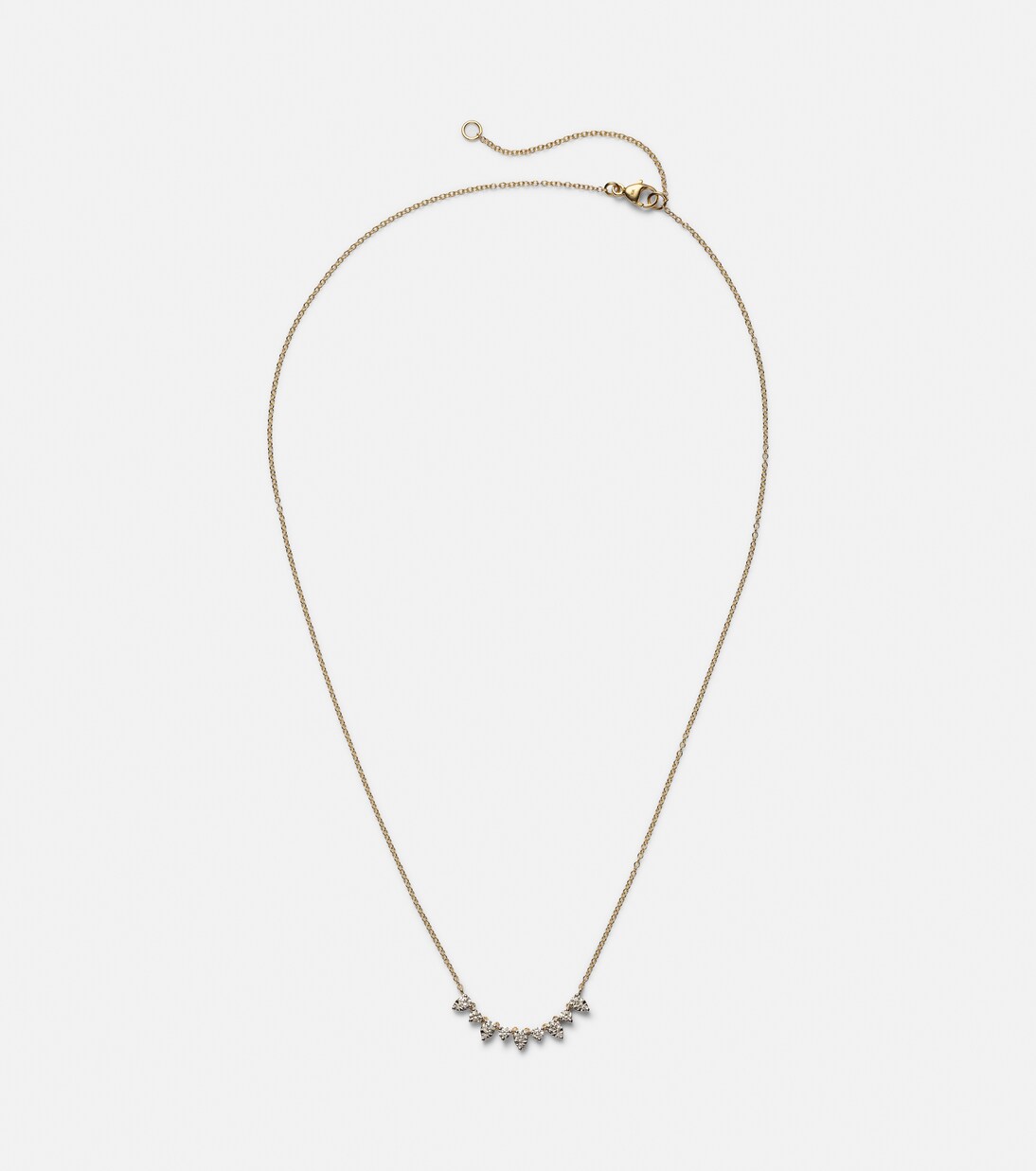 Perfect Pear 10kt gold necklace with diamonds | Stone and Strand