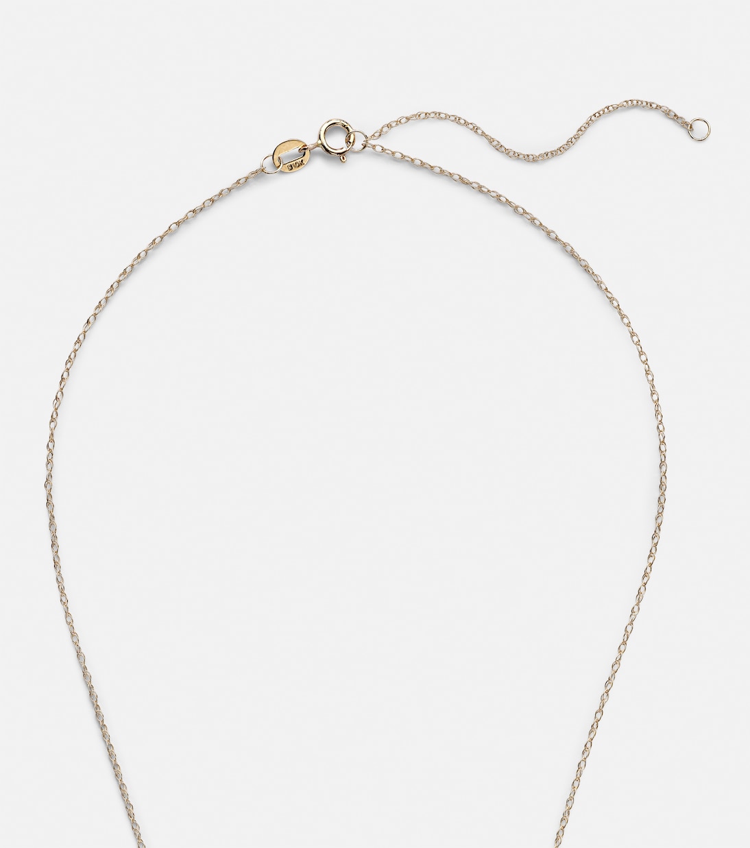 Collier Initial en or 10 ct et diamants | Stone and Strand