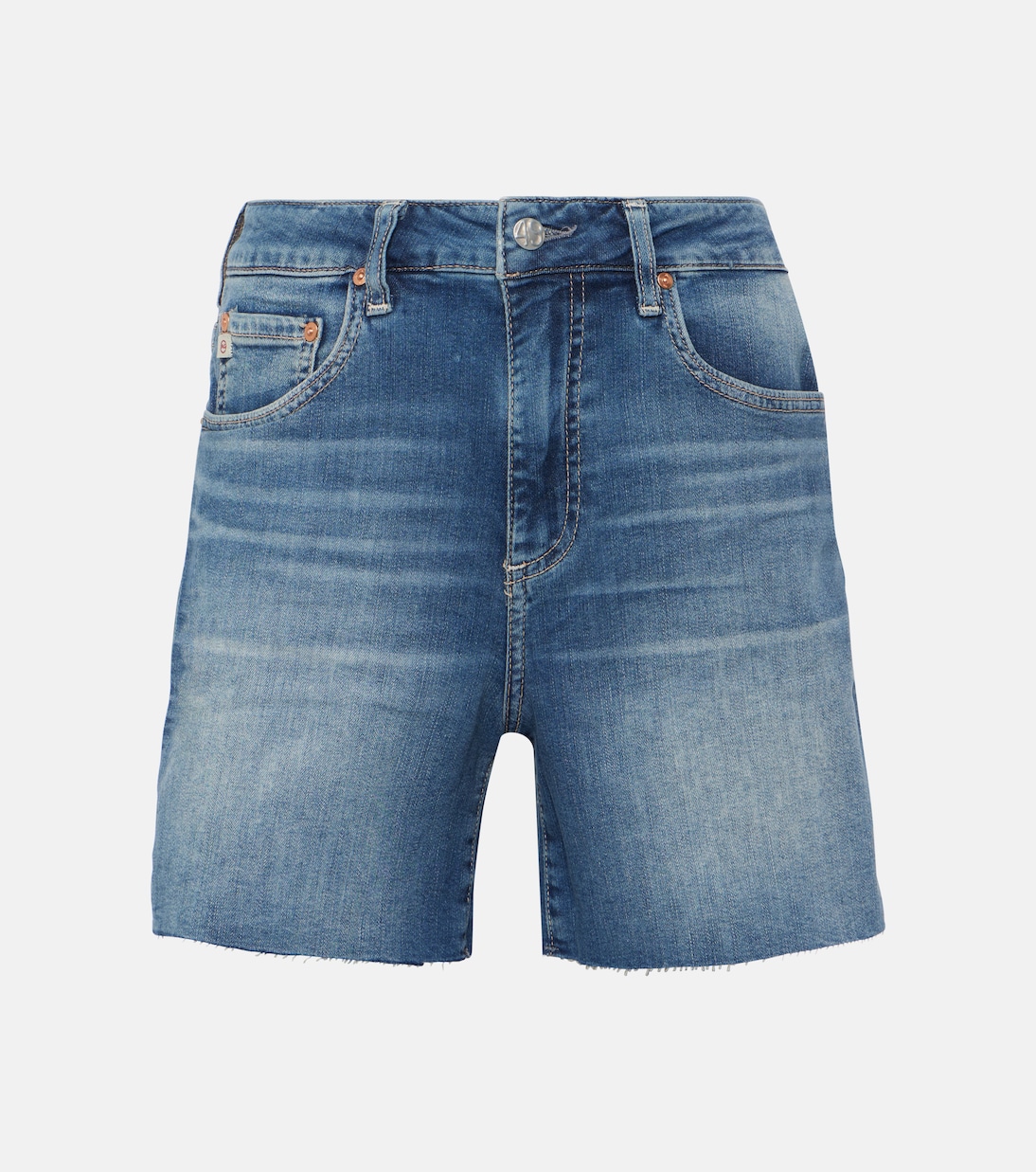 Ex-Boyfriend high-rise denim shorts | AG Jeans