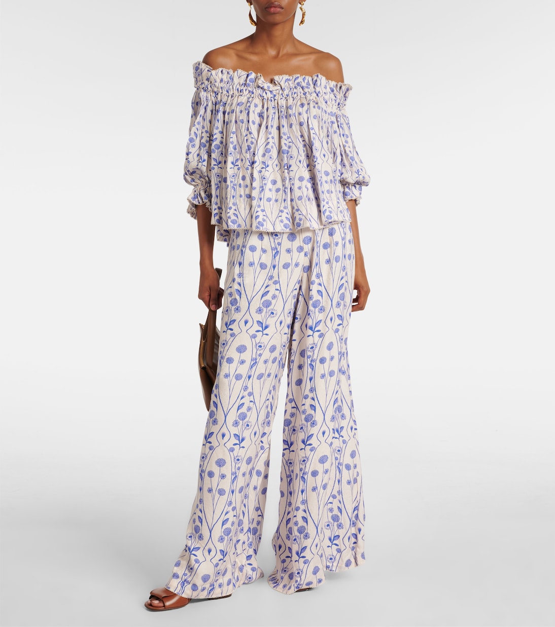 Pantalon ample Pinon imprimé | Agua by Agua Bendita