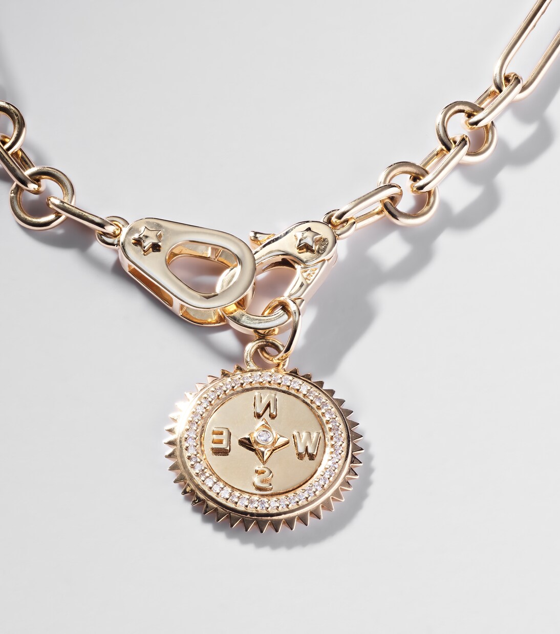 Bracelet Internal Compass en or 18 ct et diamants | FoundRae