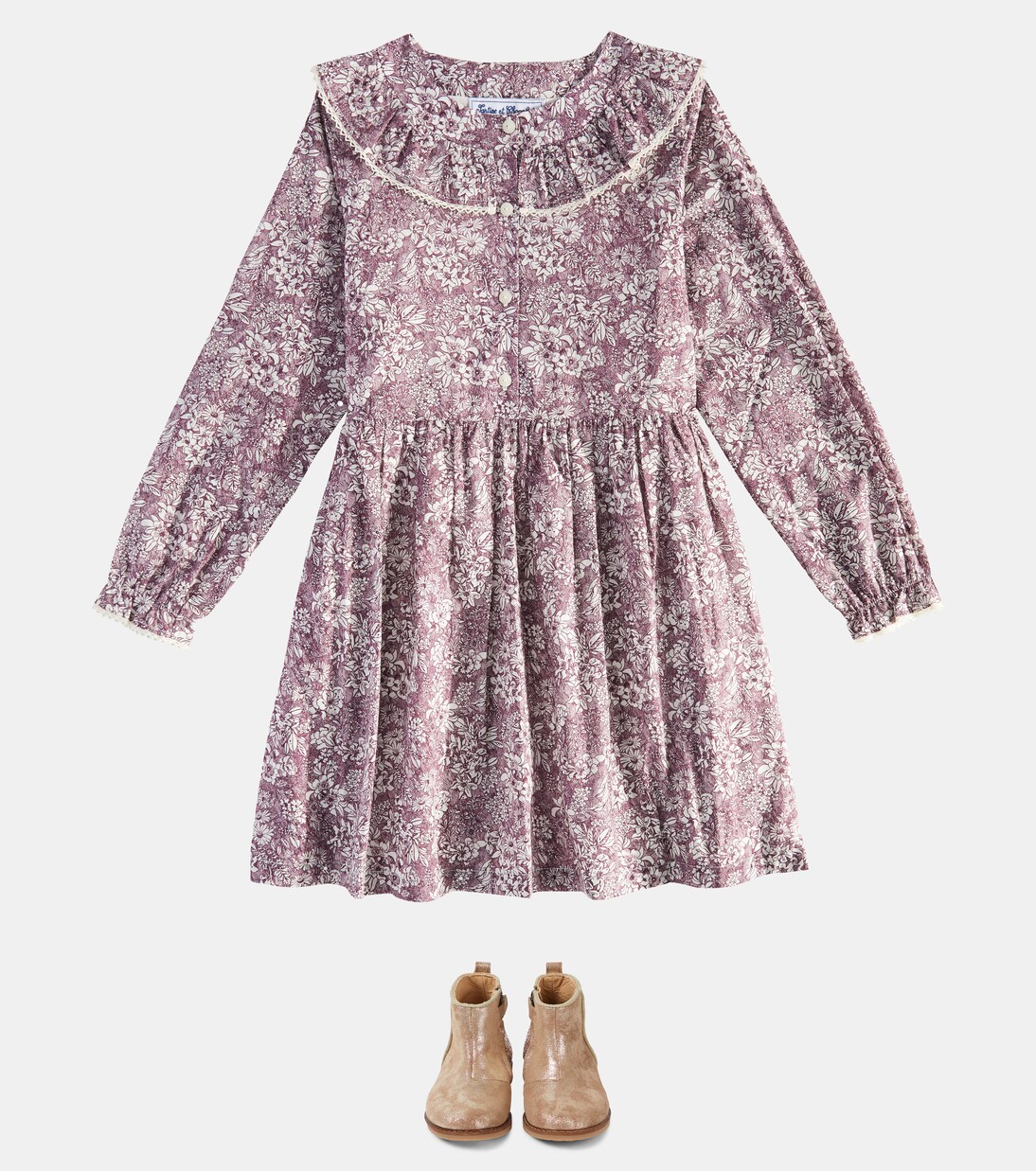 Floral cotton dress | Tartine et Chocolat