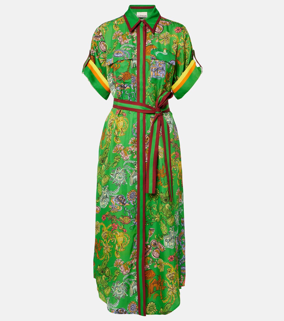 Robe chemise Fiesta imprimée | Alémais