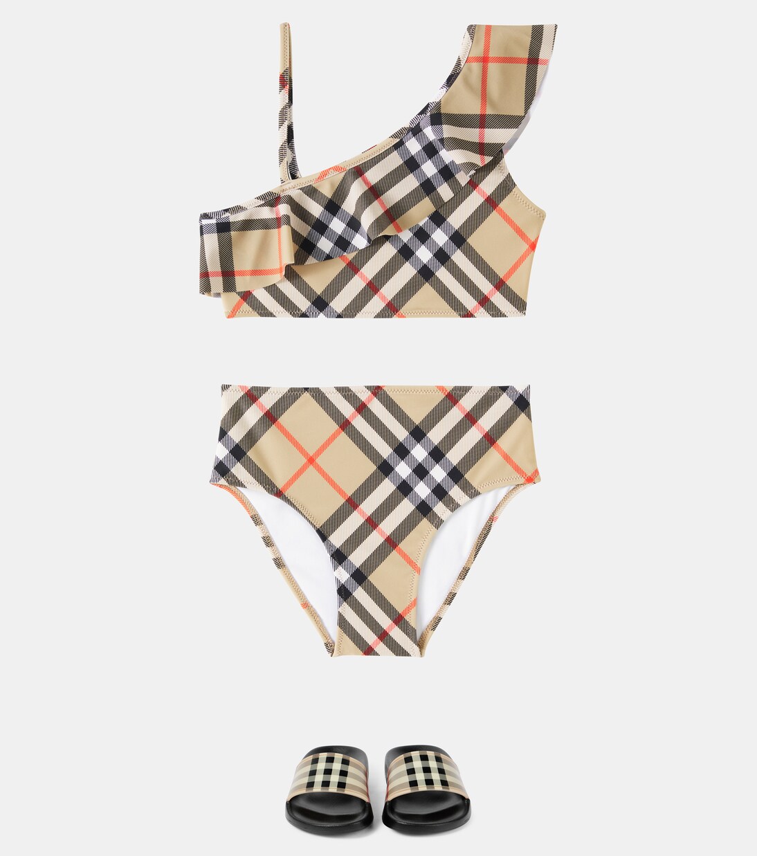 Burberry Check ruffled bikini | Burberry Kids